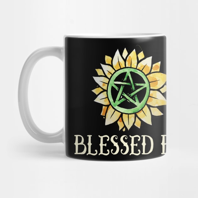 Blessed be Pagan wicca pentagram by bubbsnugg